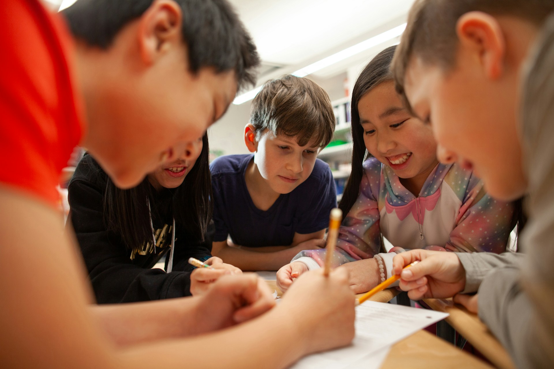 Christian Elementary students