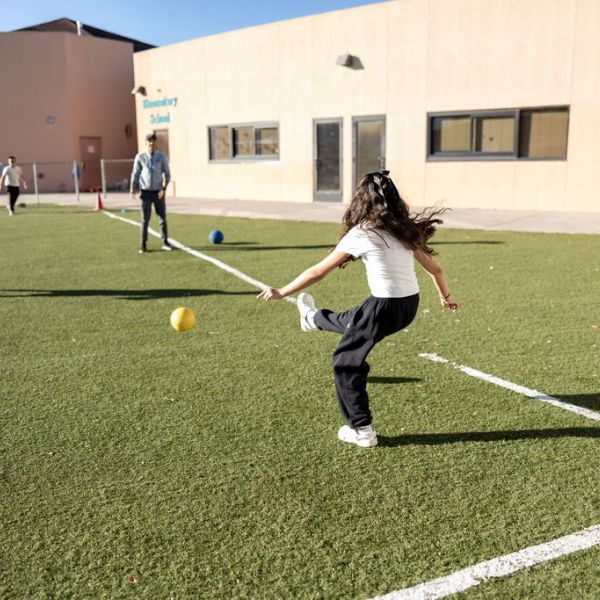 Physical education activities at Christian school